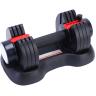 Гантель регулируемая UNIX FIT 11 кг черная DBREGU11BK